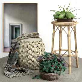 Palecek ottoman set